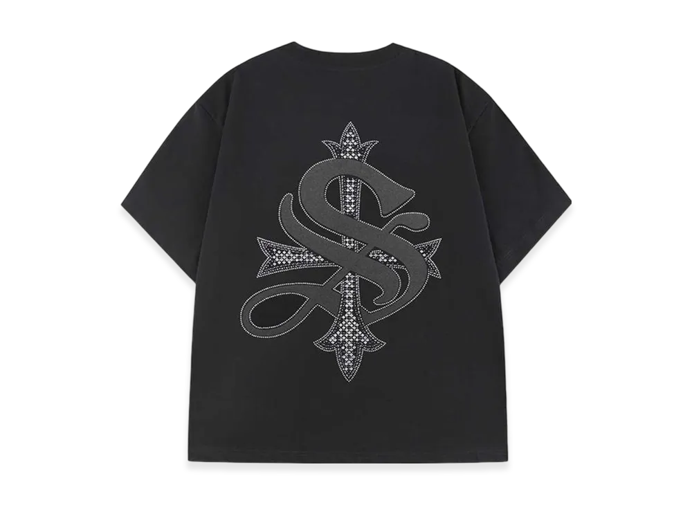 Supplier Vintage Wash Various Cross Tee "Black"