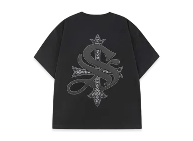 Supplier Vintage Wash Various Cross Tee "Black"