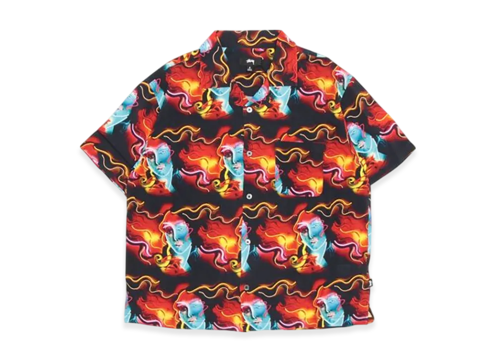 Stussy Neon Venus Shirt "Black"