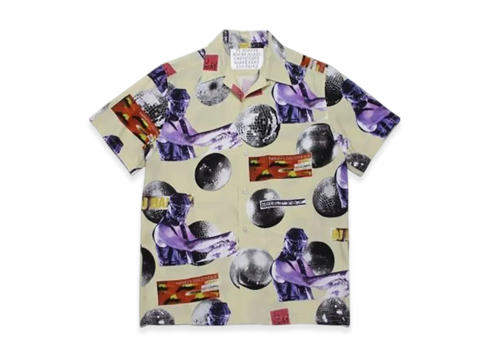 WACKO MARIA x DJ Harvey S/S Hawaiian Shirt "Yellow"