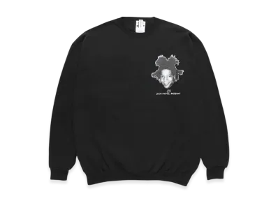 WACKO MARIA x Jean Michel Basquiat Sweat Shirt "Black"