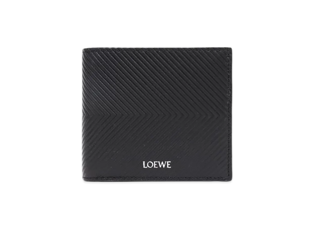 LOEWE Graphic Bifold Coin Wallet "Black"