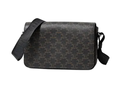 CELINE Flap Messenger "Black/Brown"