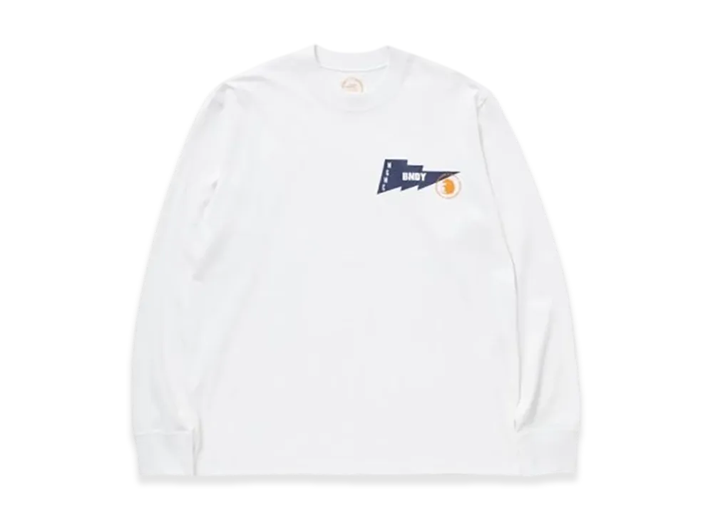 RATS Thunder Flag L/S Tee "White"