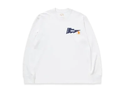 RATS Thunder Flag L/S Tee "White"