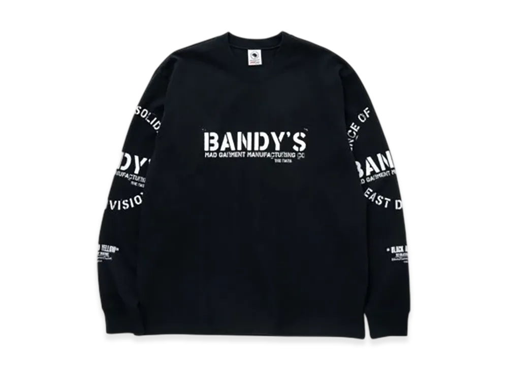 RATS Stamp Logo L/S Tee "Black"