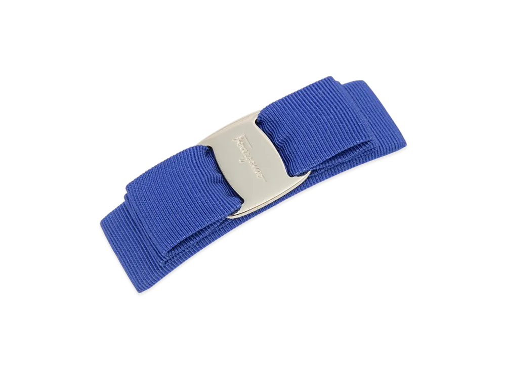 Salvatore Ferragamo Barrette Hair Clip "Lapis Blue"