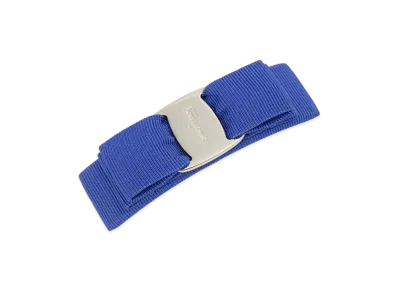 Salvatore Ferragamo Barrette Hair Clip "Lapis Blue"