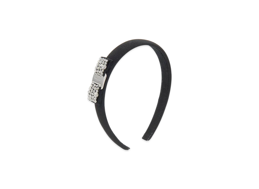 Salvatore Ferragamo Headband Ribbon Hair Accessory "Black"
