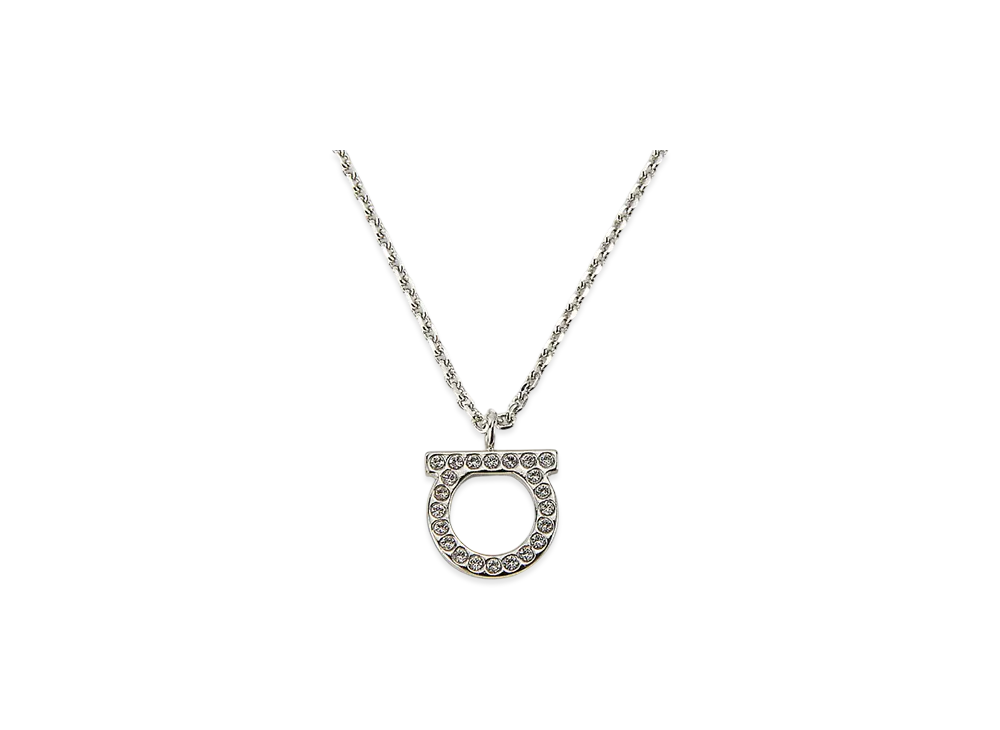 Salatore Salvatore Ferragamo Necklace Women Gancini "Silver"
