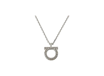 Salatore Salvatore Ferragamo Necklace Women Gancini "Silver"