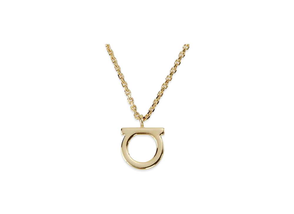 Salvatore Ferragamo Necklace Women Gancini Icon Motif "Gold"
