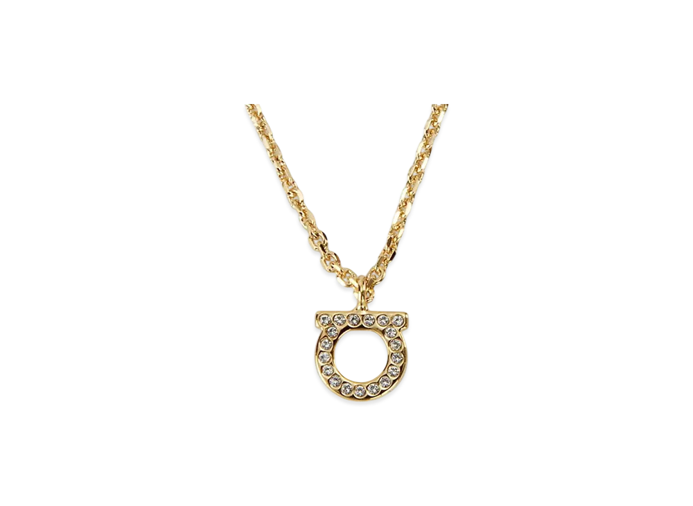 Salvatore Ferragamo Necklace Women Gancini Icon Motif "Gold"