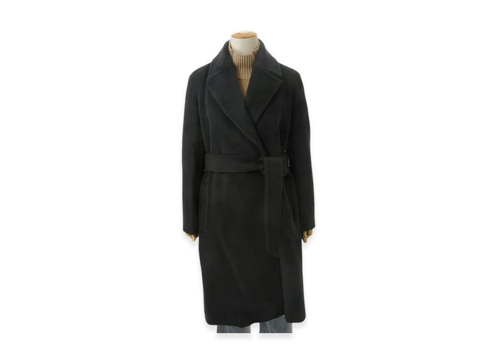 Max Mara Chesterfield Coat Women Asti "Black"