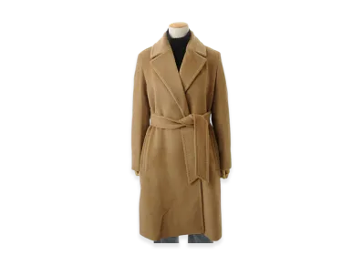 Max Mara Chesterfield Coat Women Asti "Camel Brown"