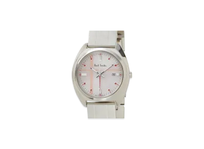 Paul Smith Women's Closed Eyes Mini Solar Watch "Silver"