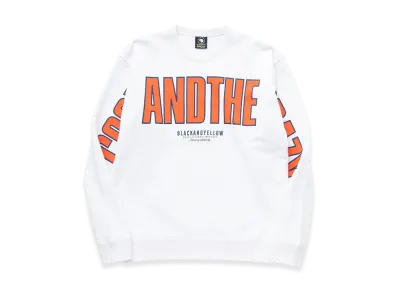 RATS Big Logo Crew Neck Sweat "White"