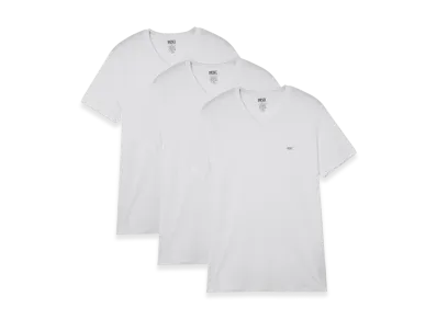 DIESEL Neck Shirts Umtee Michael 3 Piece Set Men "White"