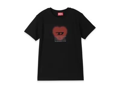 DIESEL Crew Neck Shirt Tcuore Women "Black"