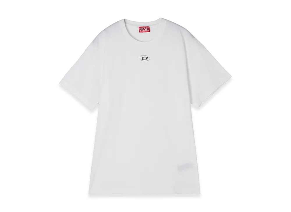 DIESEL Crew Neck Shirt Tmarcus Over Women "White"