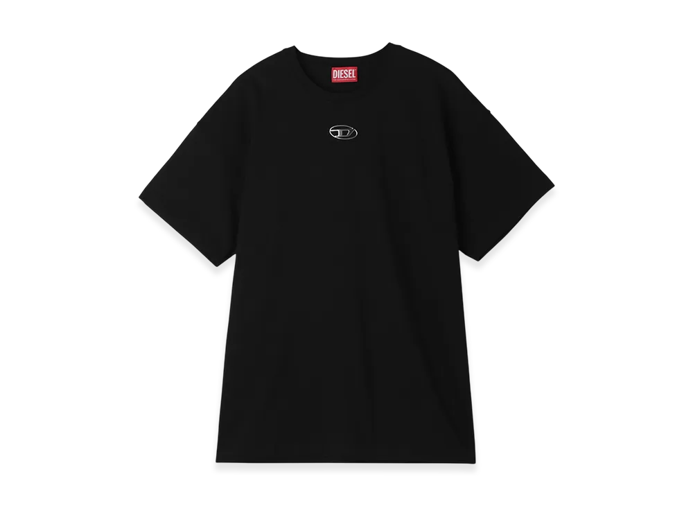 DIESEL Crew Neck Shirt Tmarcus Over Women "Black"