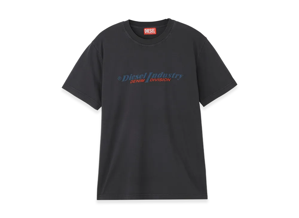 DIESEL Crew Neck Short Sleeve Shirt Men "Darkgrey"