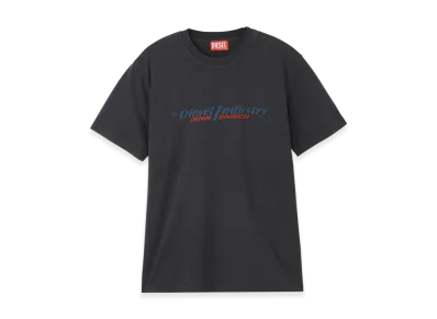 DIESEL Crew Neck Short Sleeve Shirt Men "Darkgrey"