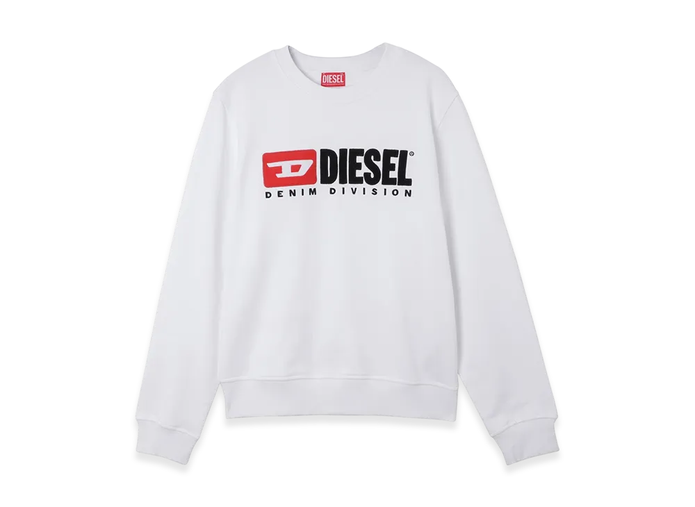 DIESEL Sweatshirt S Ginn Div Men "White"