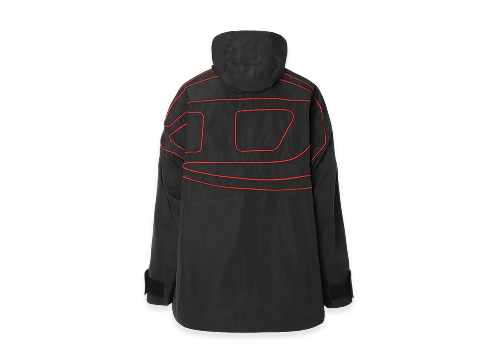 DIESEL Hooded Blouson W Henness Men "Black/Red"