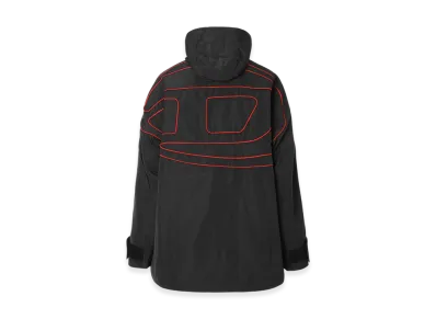DIESEL Hooded Blouson W Henness Men "Black/Red"
