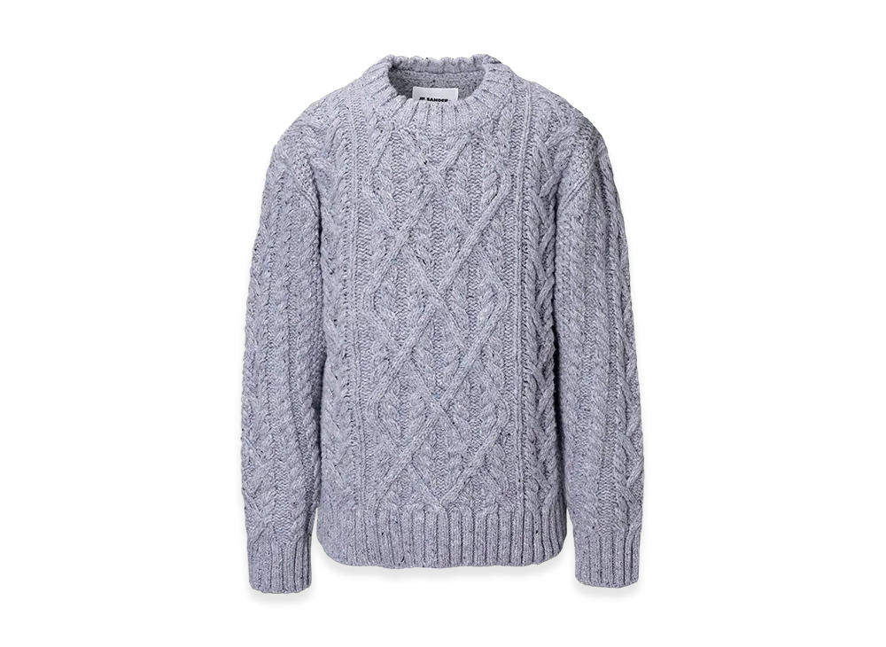 Jil Sander Crew Neck Knit "Silver"