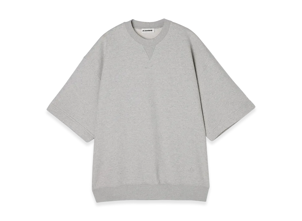 Jil Sander Crew Neck Shirt CN SS EMB "Powdergreen"