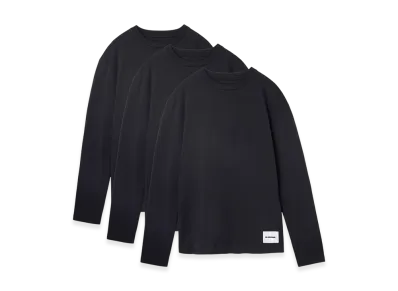 Jil Sander Crew Neck Cut And Sew "Black"