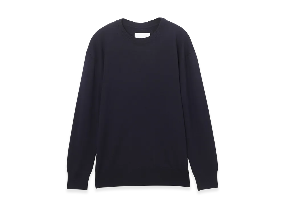 Jil Sander Crew Neck Knit CN LS - OVER FIT "Darkblue"