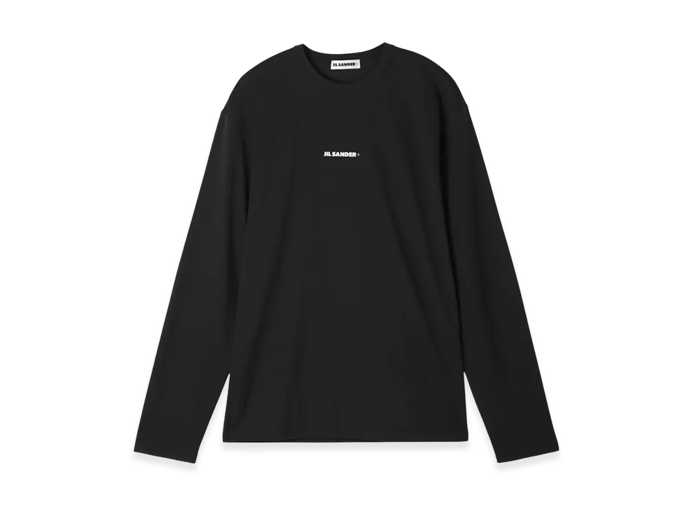 Jil Sander Crew Neck Long Sleeve Top "Black"