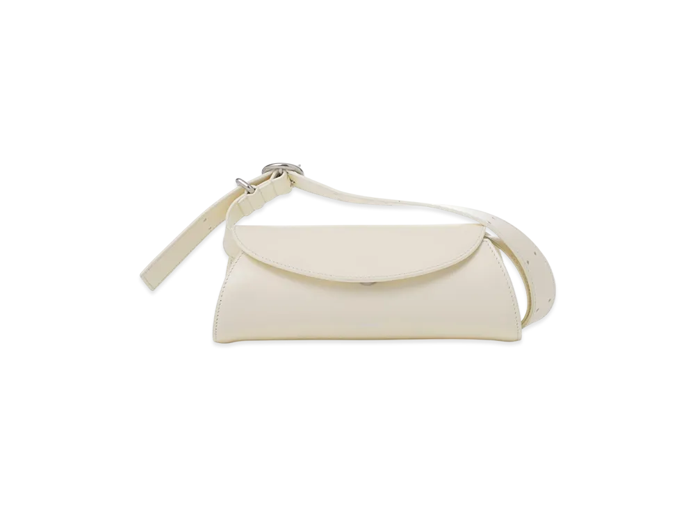 Jil Sander Shoulder Bag Cannolo Mini "Eggshell"