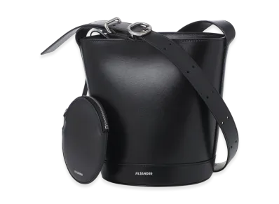 Jil Sander Shoulder Bag Cannolo Bucket "Black"