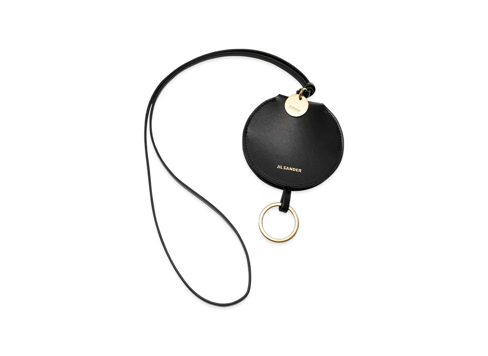 Jil Sander Round Key Case "Black"