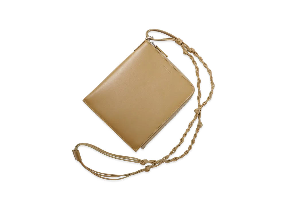 Jil Sander Tangle Passport Holder "Cider"