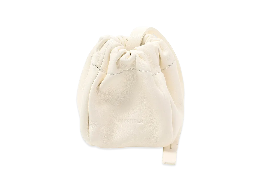 Jil Sander Ripple Pouch "Eggshell"