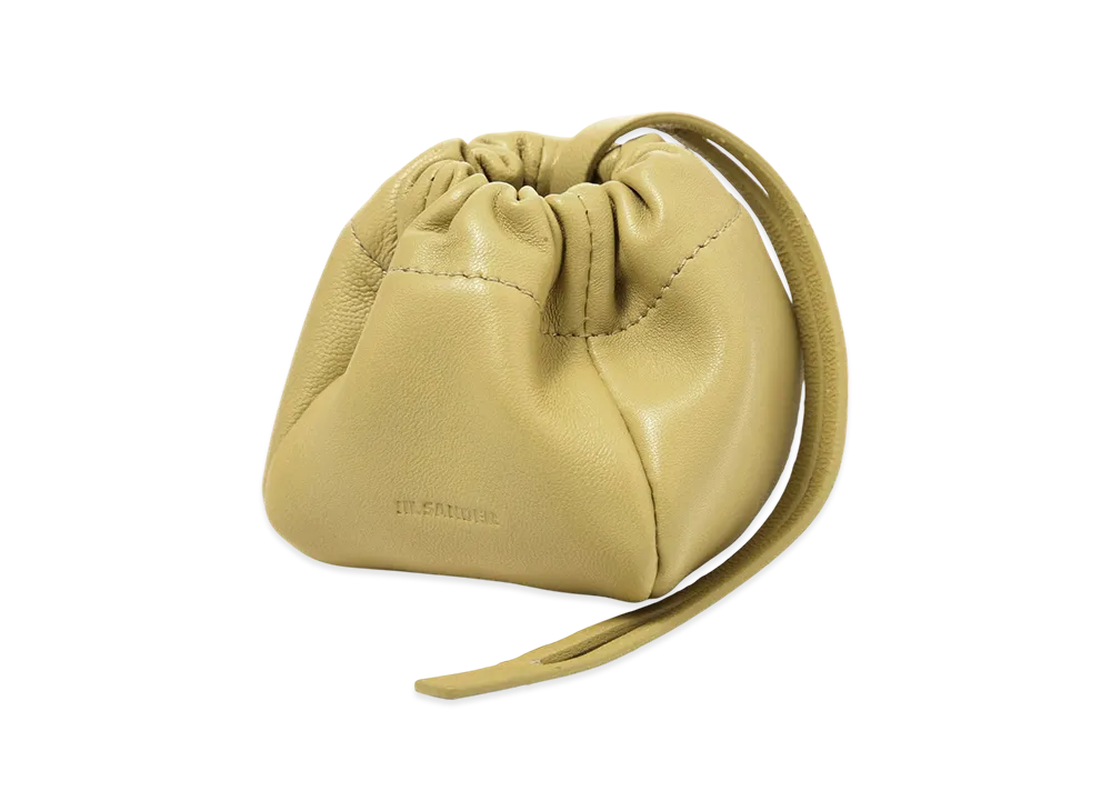 Jil Sander Ripple Pouch "Flax"