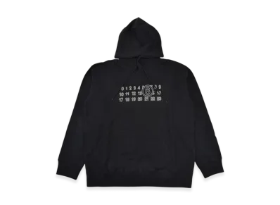 MM6 Maison Margiela Numbering Logo Hoodie "Black"