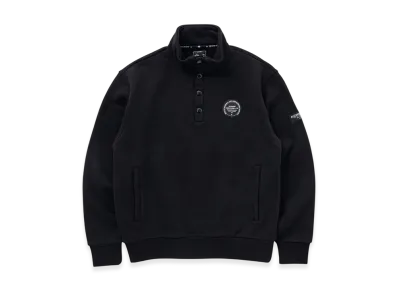 RATS Stand Collar Sweat "Black"