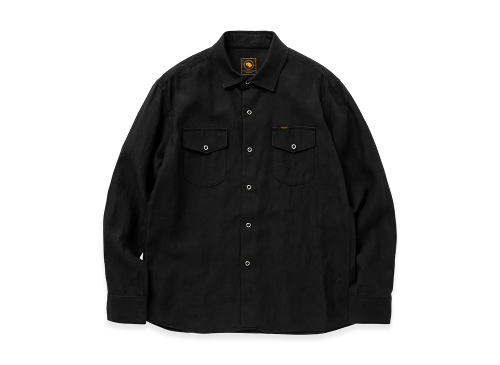 RATS Linen Shirt "Black"