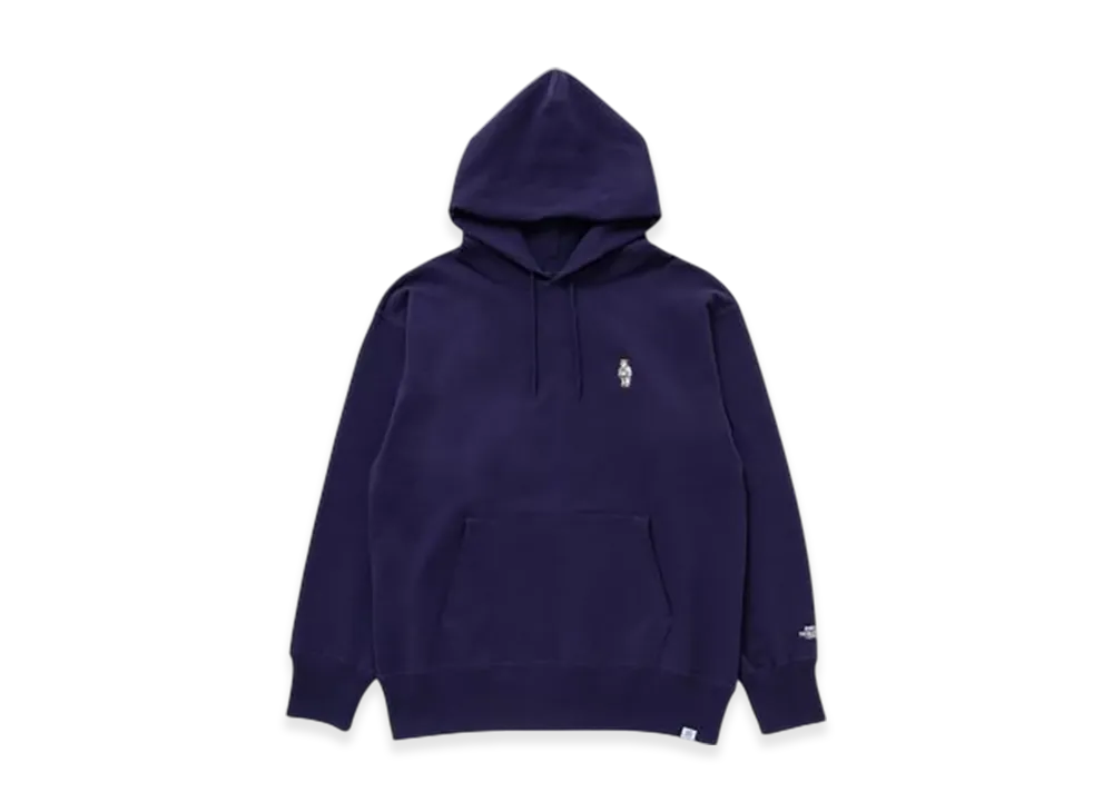 BEDWIN & THE HEARTBREAKERS Roger Gracie Ex.L/S Hooded Sweat Gomes "Navy"