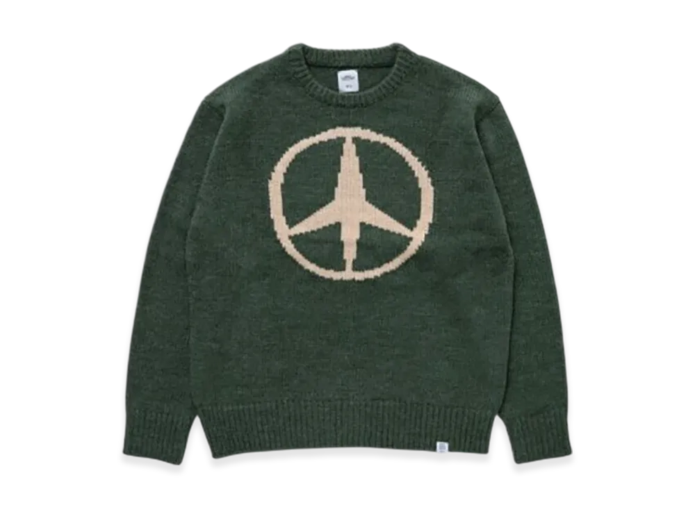 BEDWIN & THE HEARTBREAKERS L/S C-Neck Jacquard Sweater Doyle "Green"