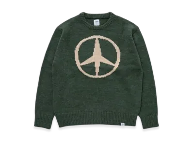 BEDWIN & THE HEARTBREAKERS L/S C-Neck Jacquard Sweater Doyle "Green"