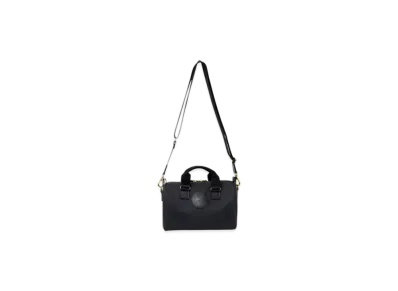 RATS Synthetic Leather Mini Boston Bag "Black"