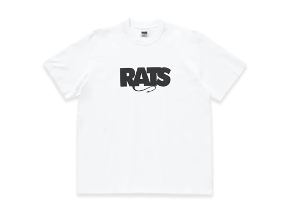RATS Box Logo Tee "White"