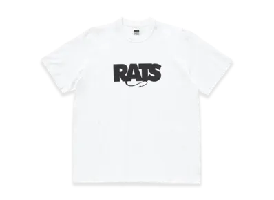 RATS Box Logo Tee "White"